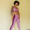 Legging Duo Lilás e Bordô