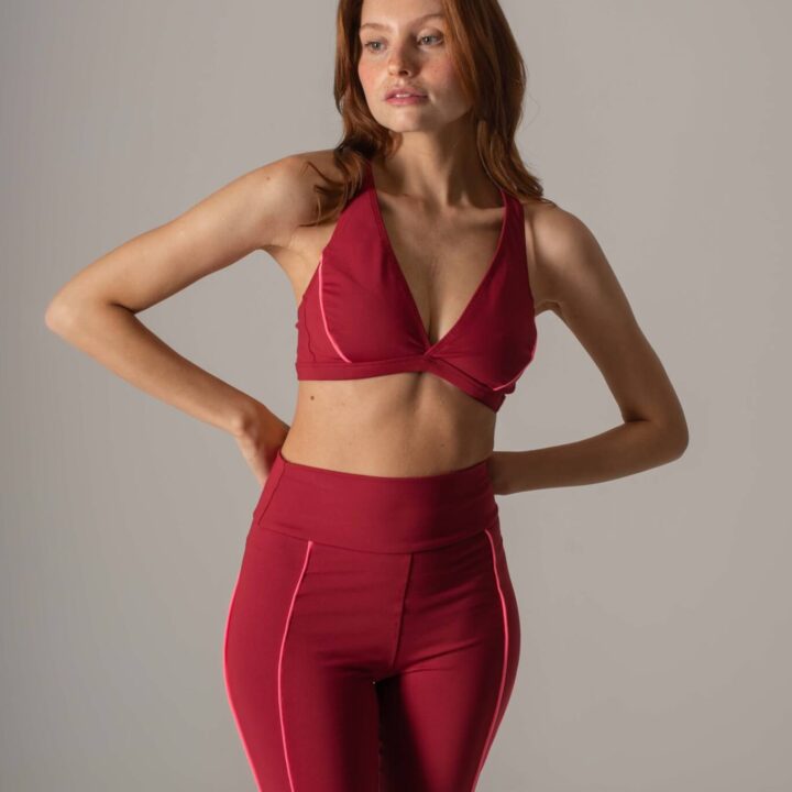 Alternative view of Top Line Marsala Com Rosa Neon