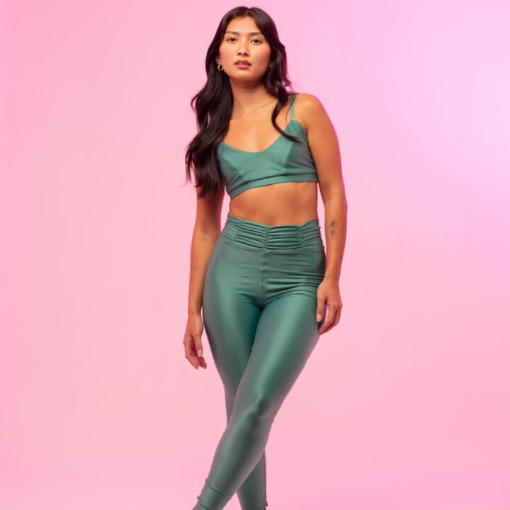 Alternative view of Top Back Verde Sálvia