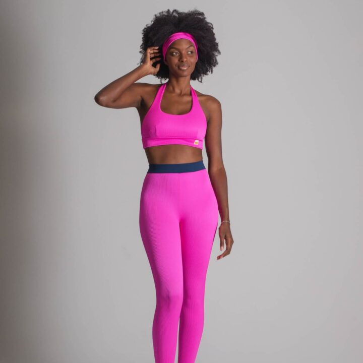 Legging Honey Pink e Marinho