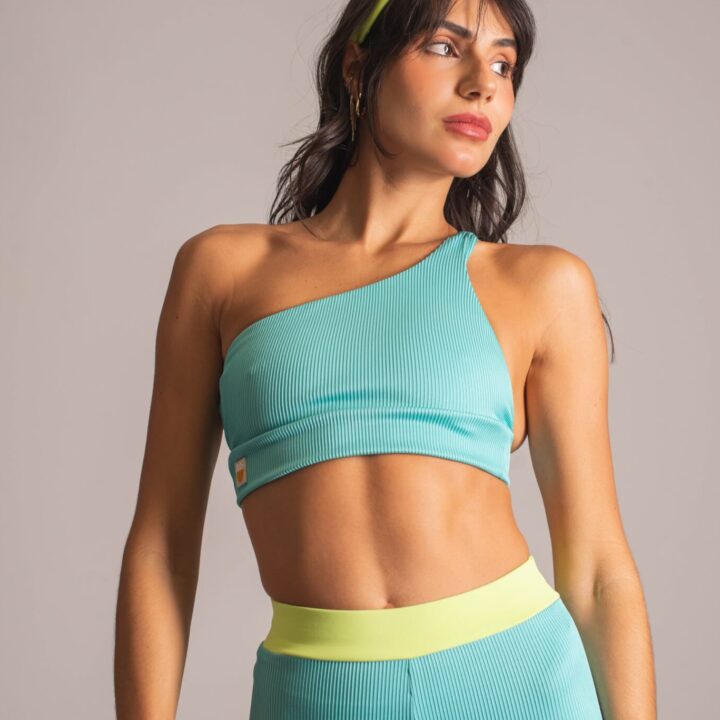 Alternative view of Top Honey Turquesa e Lima