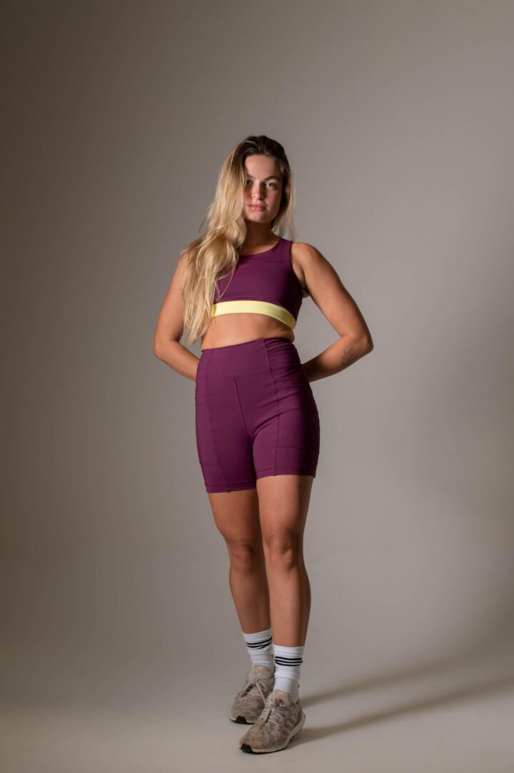 Short Run Roxo Bordô