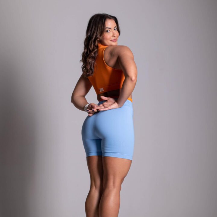 Alternative view of Short Pala Glow Azulzinho