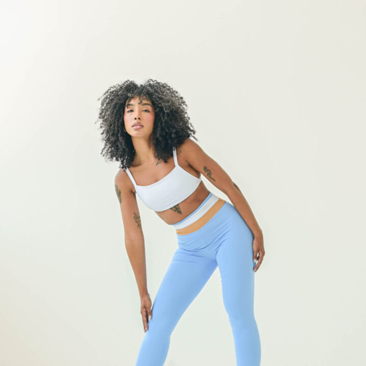 Legging Stripes Azulzinho