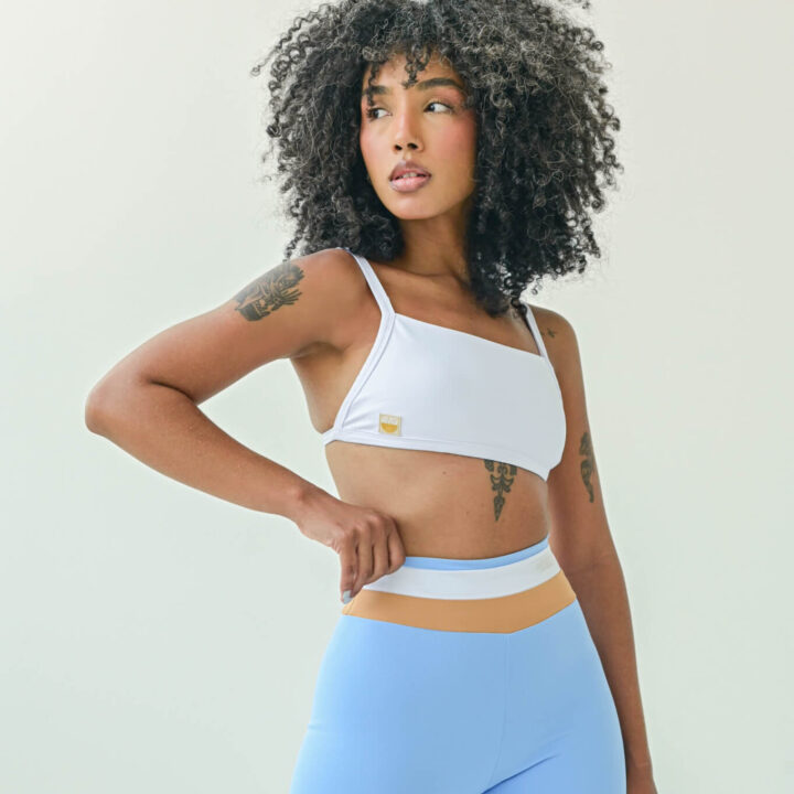 Top Fixo Faixa Branco