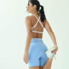 Short Pala Glow Azulzinho com Branco
