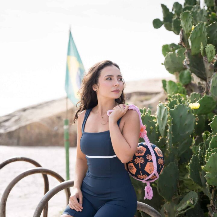 Macaquinho Tropical Azul Noite