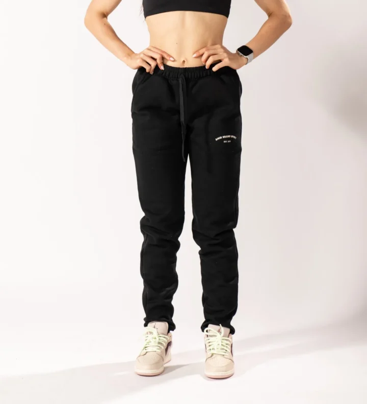Calça Moletom Brand Sport Preto