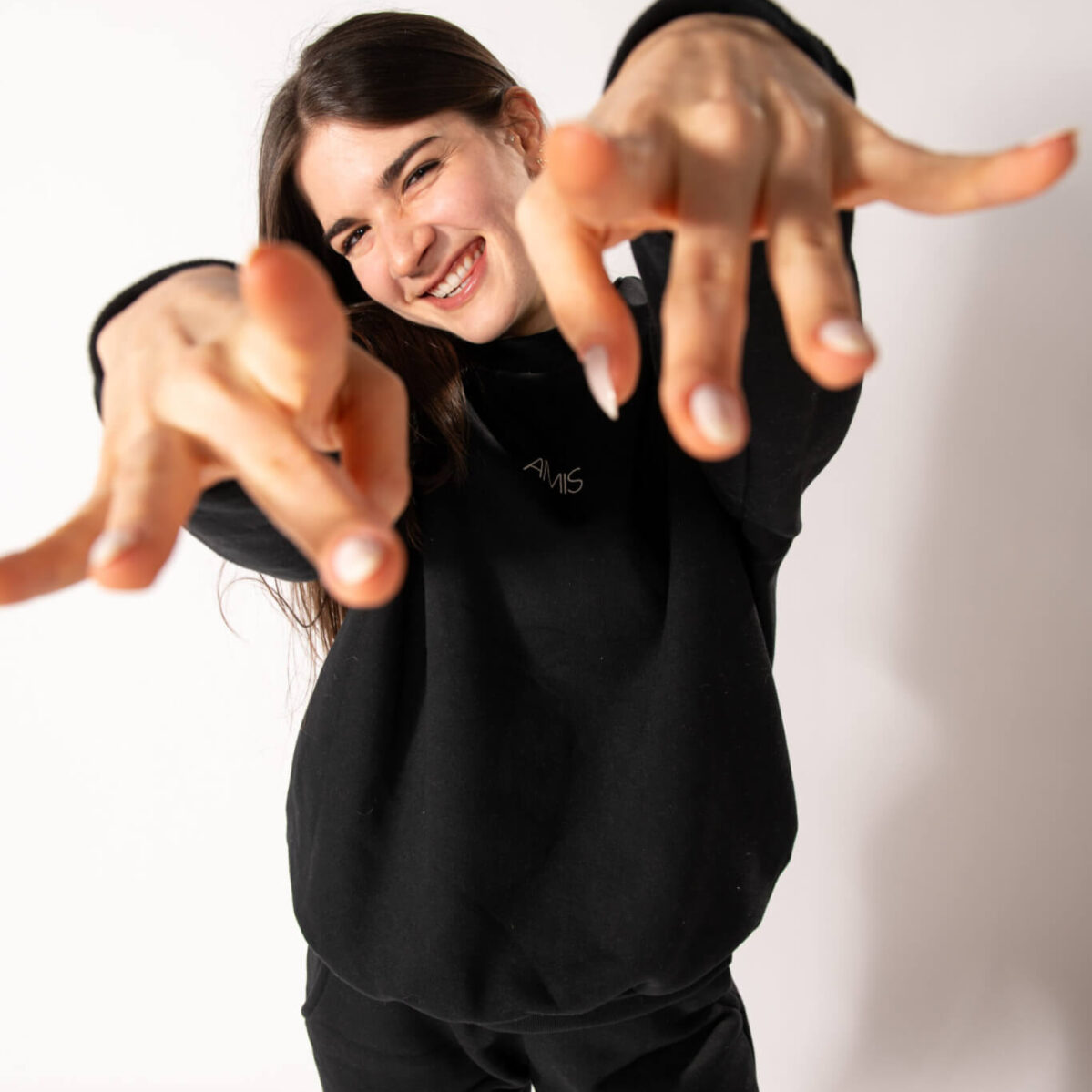 Alternative view of Casaco Moletom Brand Sport Preto