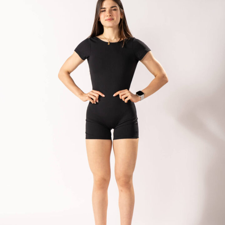 Alternative view of Macaquinho Back Manga Preto