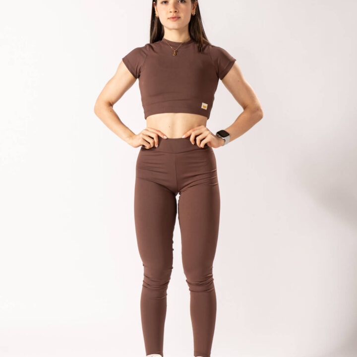 Alternative view of Top Cropped Gola Marrom