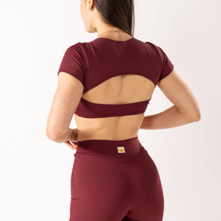 Alternative view of Top Camiseta Decote Vermelho Rubro