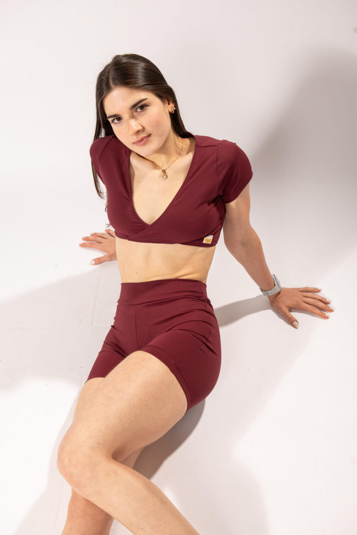 Top Camiseta Decote Rubro - Imagem 4