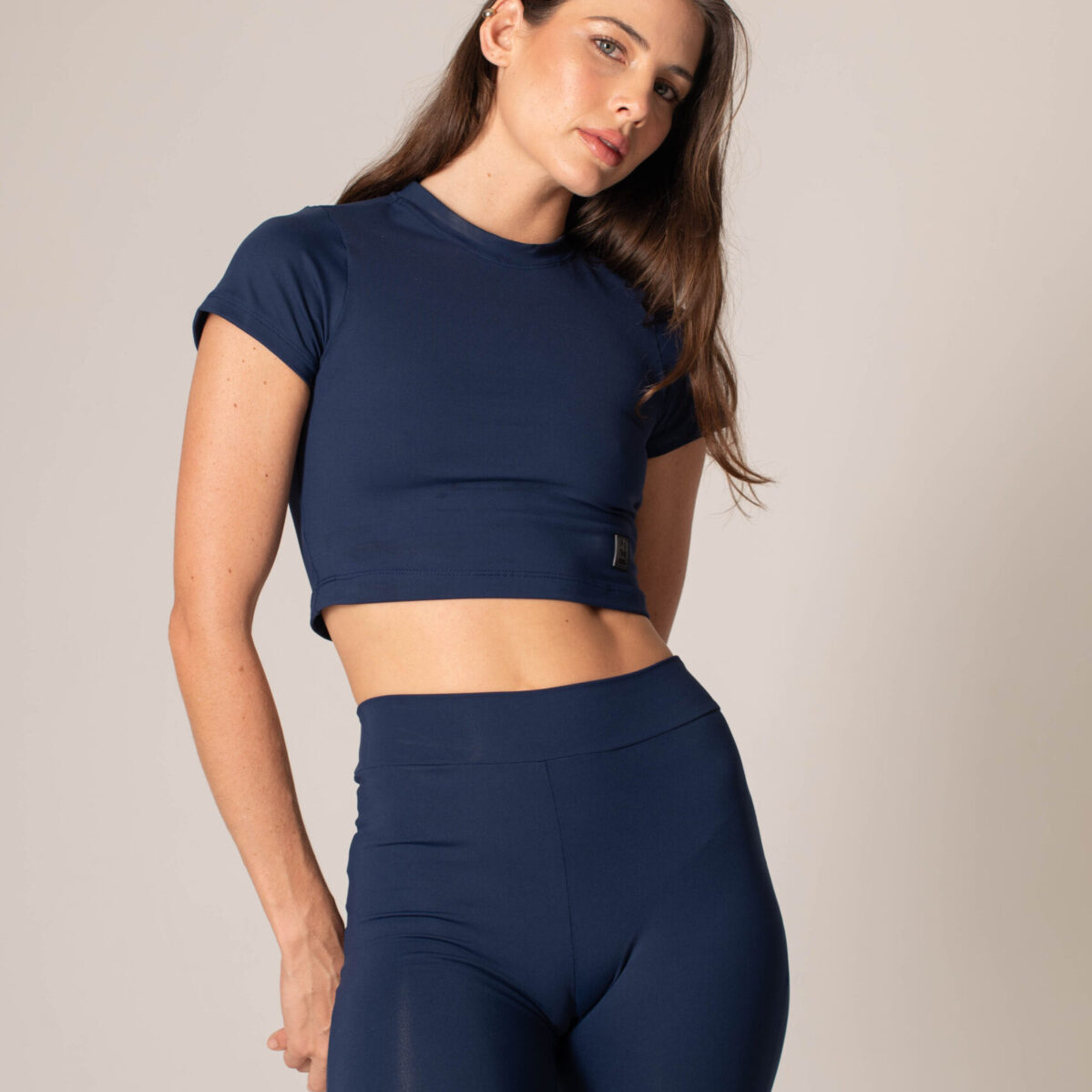Top Cropped Gola Marinho