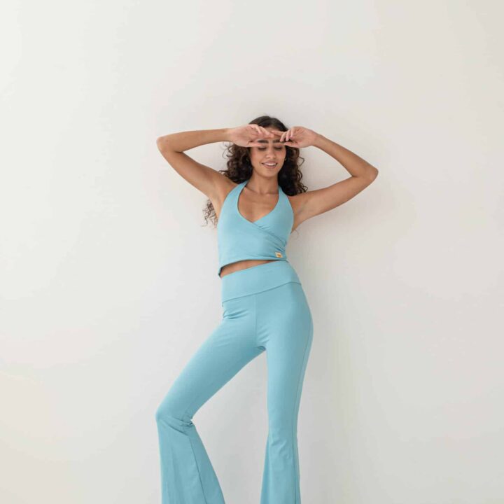 Alternative view of Calça Flare Azul Azzure