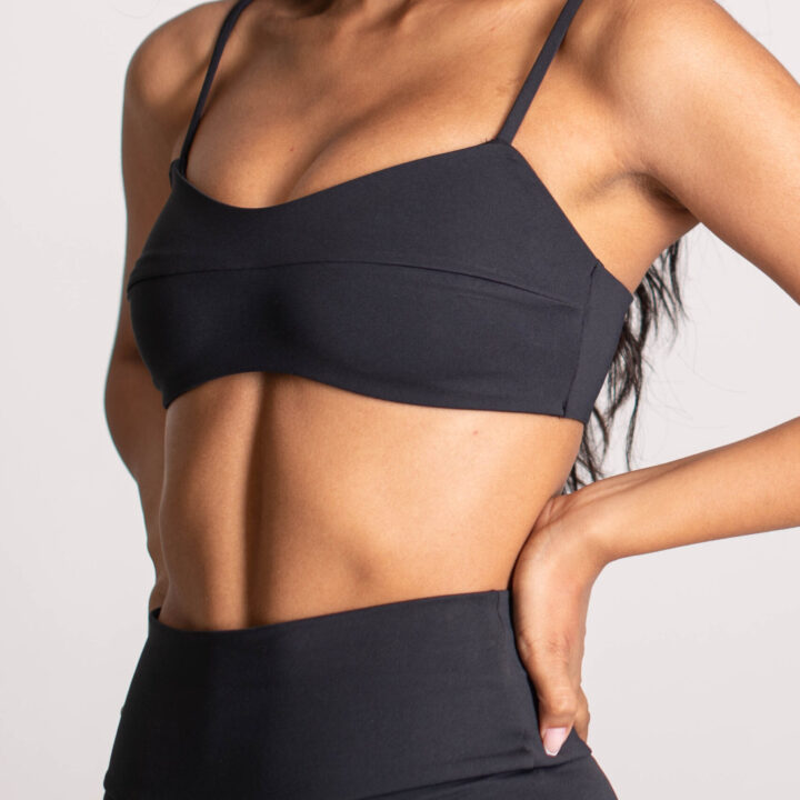 Alternative view of Top Biquíni Preto