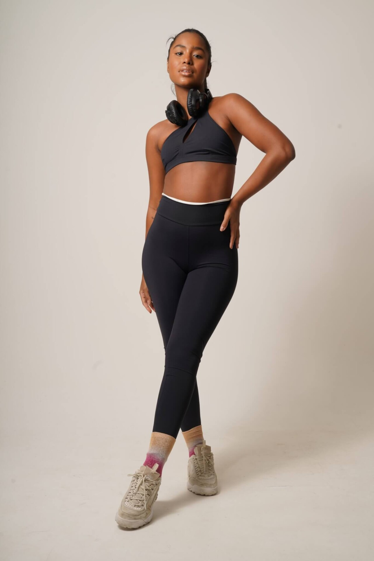 Legging Pala Preto e Pérola - Imagem 5