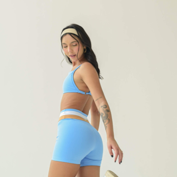 Short Stripes Azulzinho