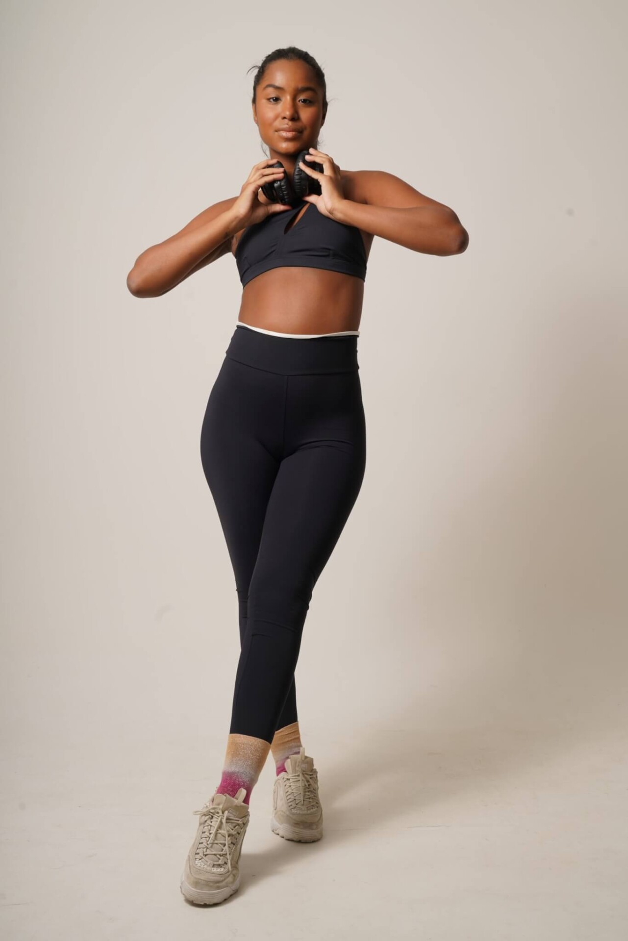 Legging Pala Preto e Pérola - Imagem 6