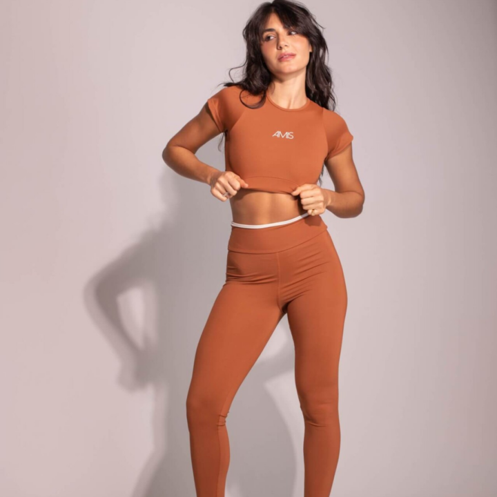 Alternative view of Legging Pala Cocoa