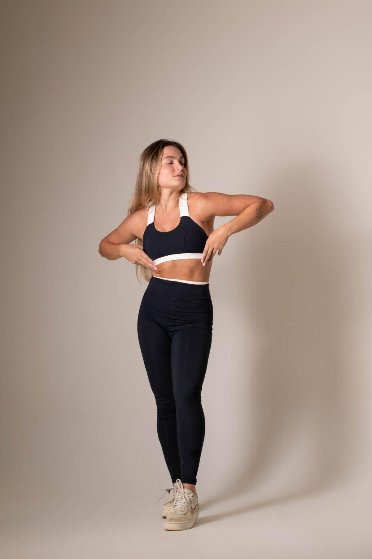 Legging Pala Preto e Pérola - Imagem 3