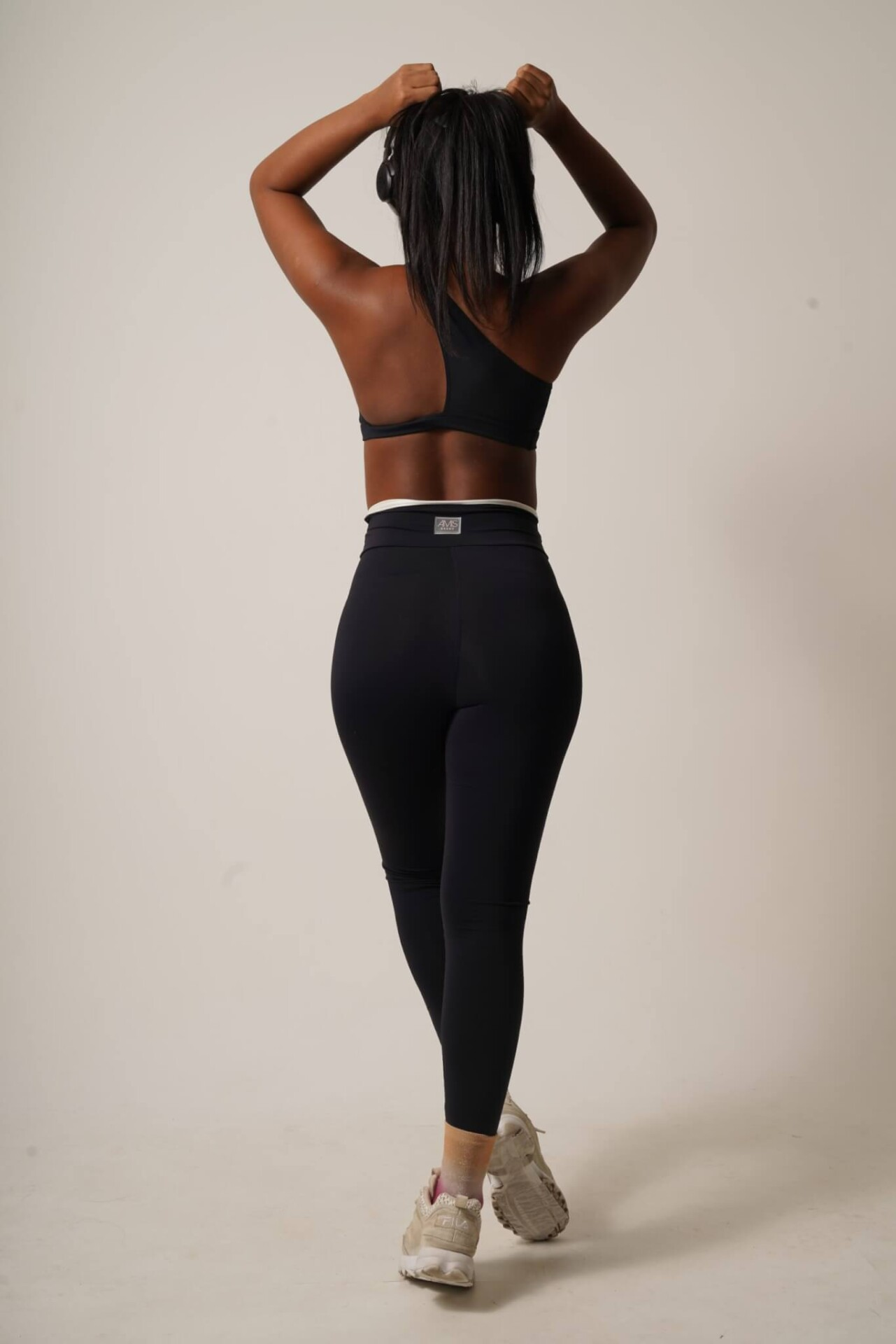Legging Pala Preto e Pérola - Imagem 8