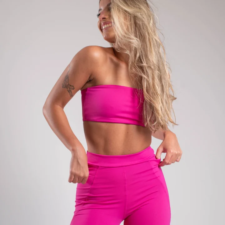 Alternative view of Top Tomara Que Caia Rosa Pink
