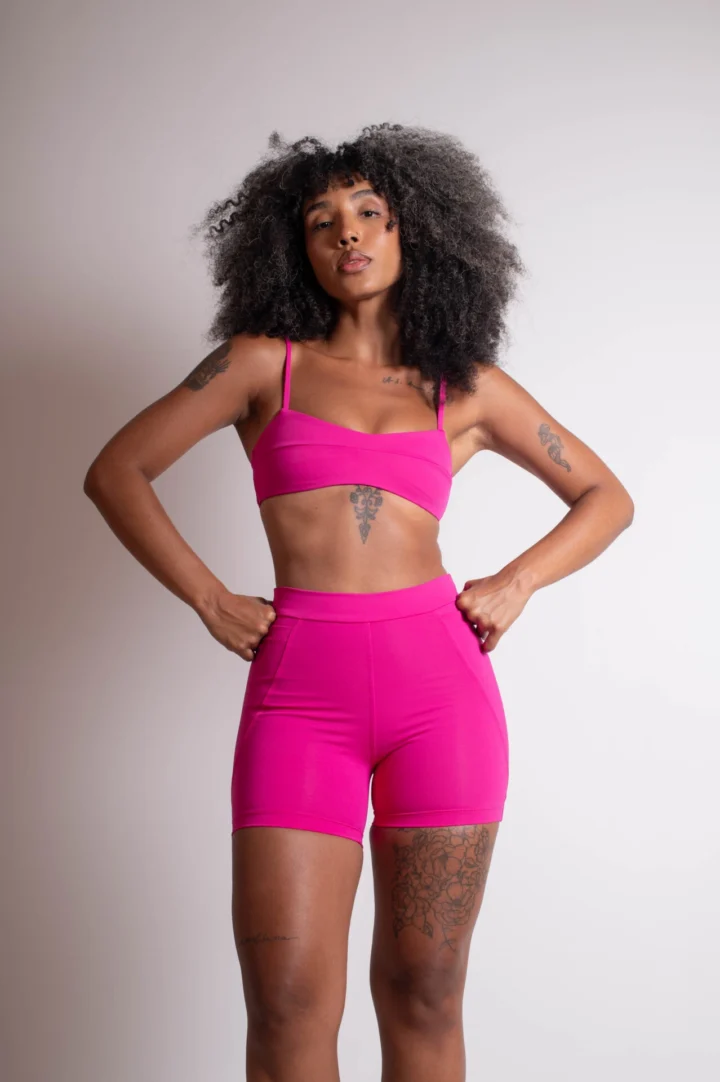 Top Biquíni Rosa Pink
