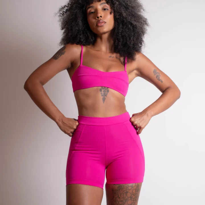 Top Biquíni Rosa Pink