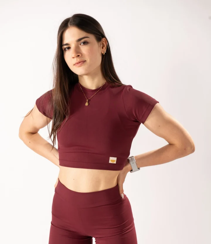 Top Cropped Gola Vermelho Rubro