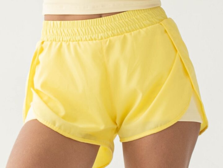 Short Wide Amarelo Manteiga