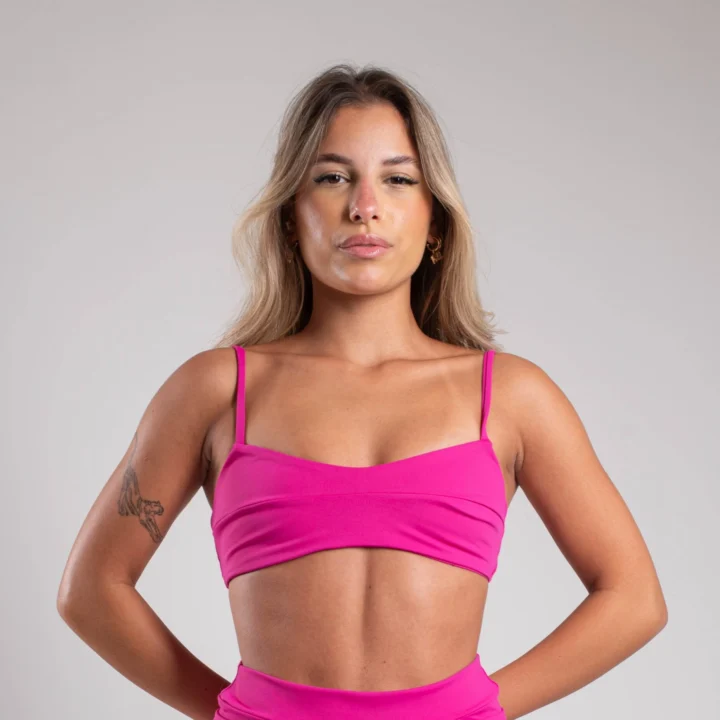 Top Biquíni Rosa Pink