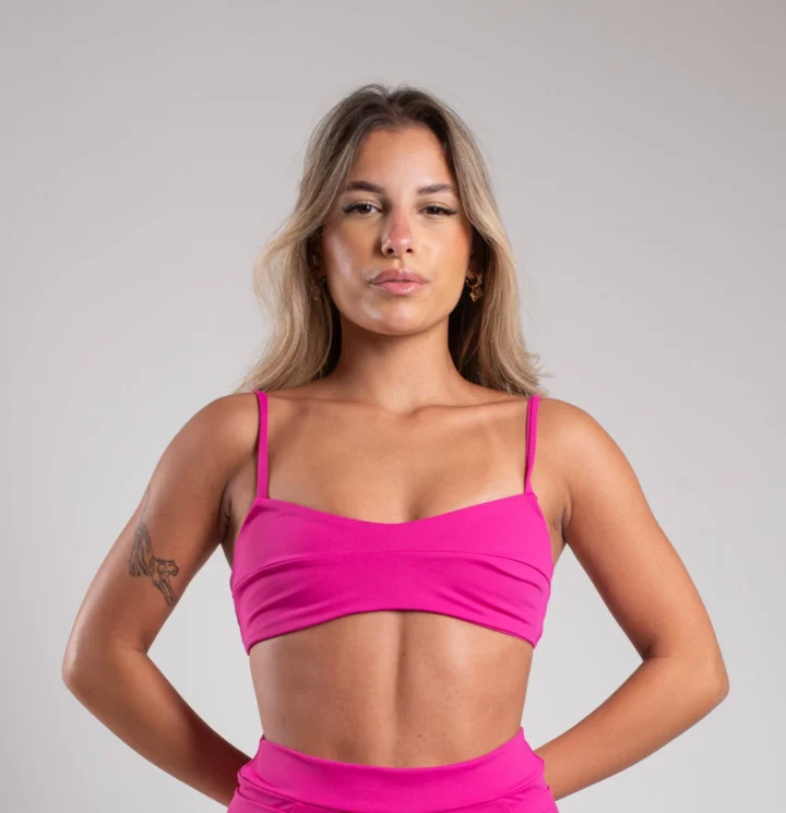 Top Biquíni Rosa Pink