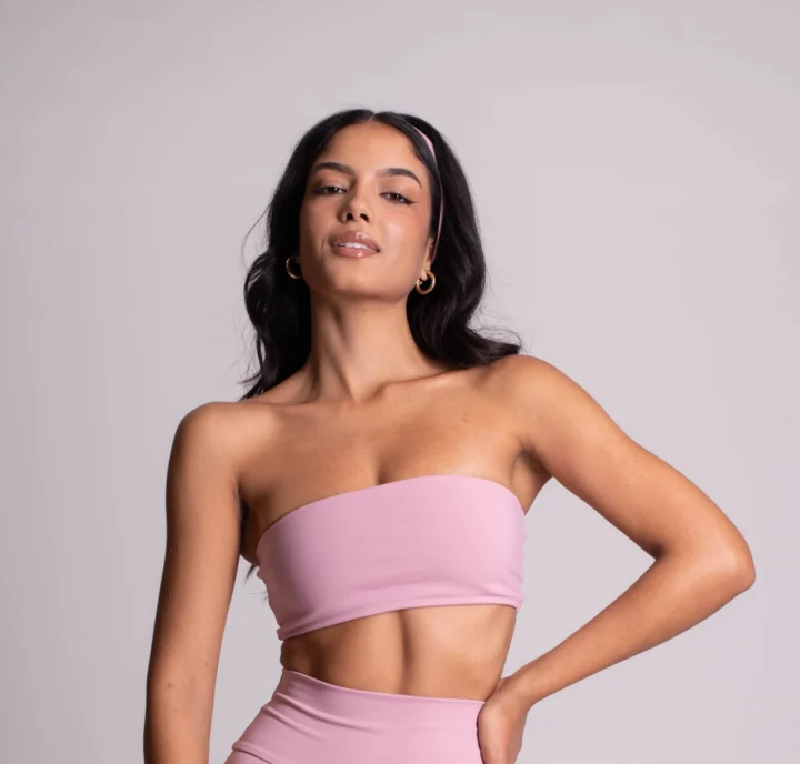 Top Tomara Que Caia Rosa Quartzo