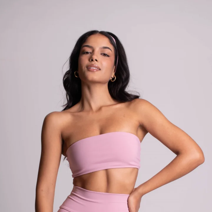 Top Tomara Que Caia Rosa Quartzo