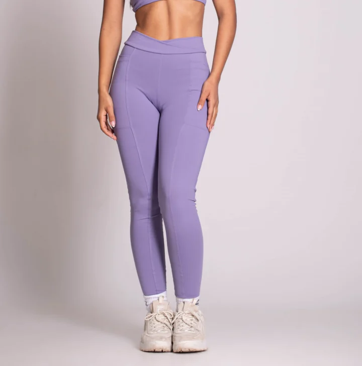Legging Cross Lilás Lilac