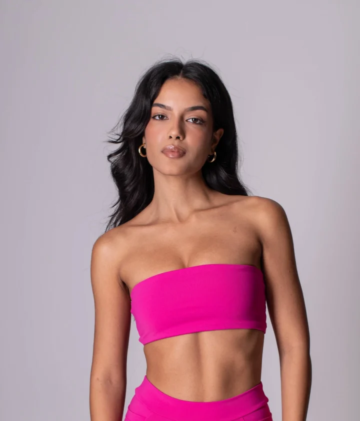 Top Tomara Que Caia Rosa Pink