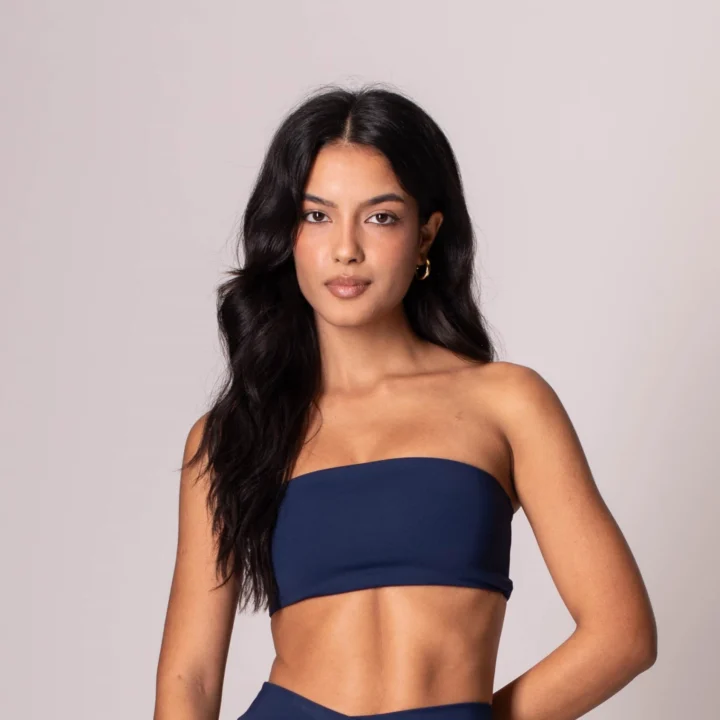 Top Tomara Que Caia Azul Marinho