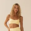 Top Biquíni Amarelo Manteiga