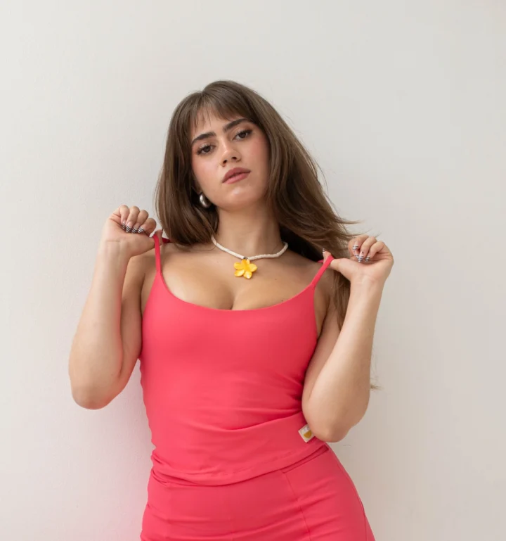 Top Regata Rosa Pitaya