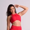 Top Marshmallow Vermelho Intenso