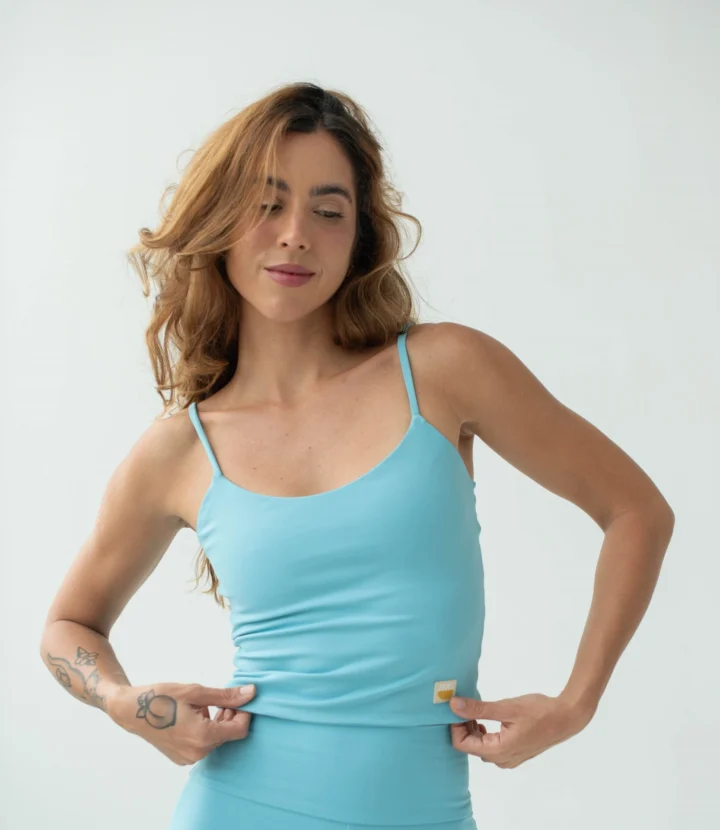 Top Regata Azul Azzure