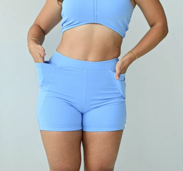 Short Marshmallow Azul Azulzinho