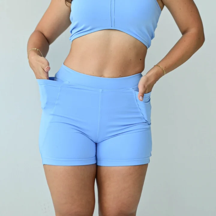 Short Marshmallow Azul Azulzinho