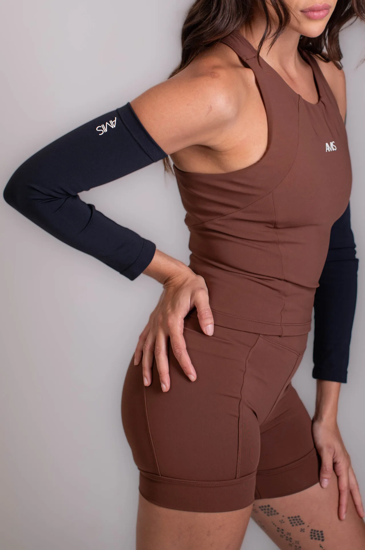 Regata Pocket Marrom Cappuccino - Imagem 6