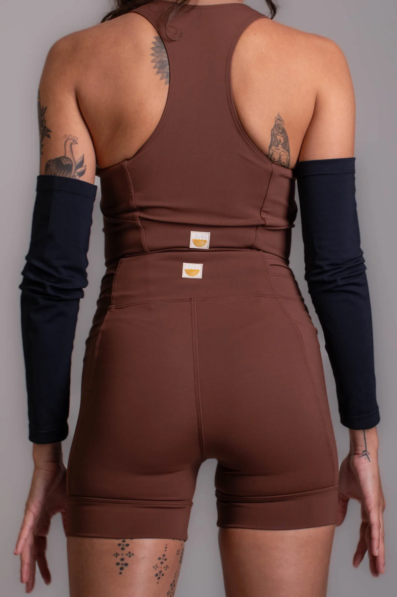 Regata Pocket Marrom Cappuccino - Imagem 5