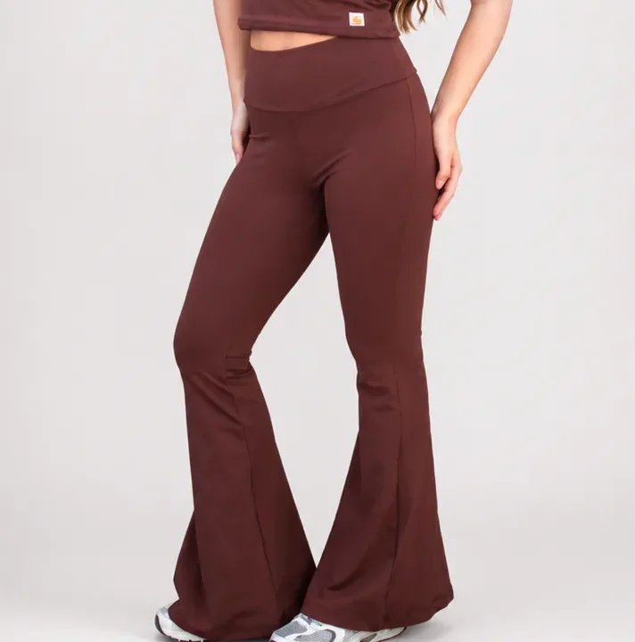 Calça Flare Marrom Cappuccino
