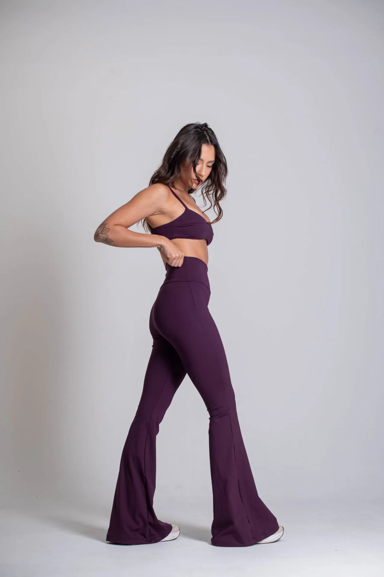 Calça Flare Roxo - Imagem 3