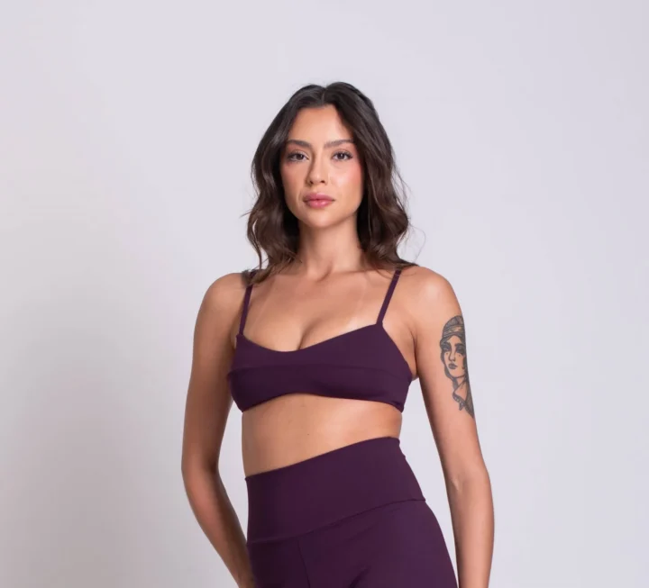 Top Biquíni Roxo