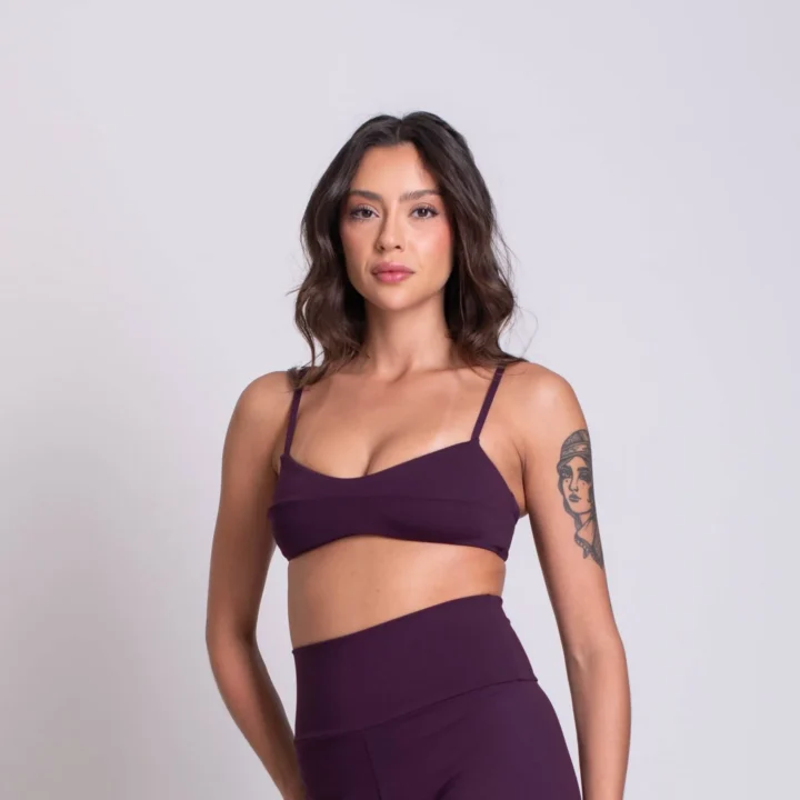 Top Biquíni Roxo